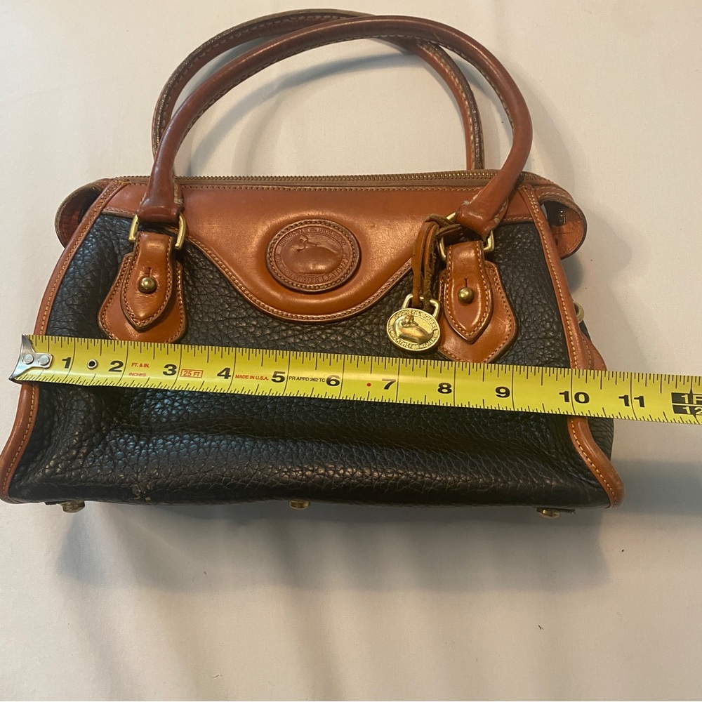 Vintage Dooney & Bourke All Weather Leather Top Zip Bag - Picture 11 of 16